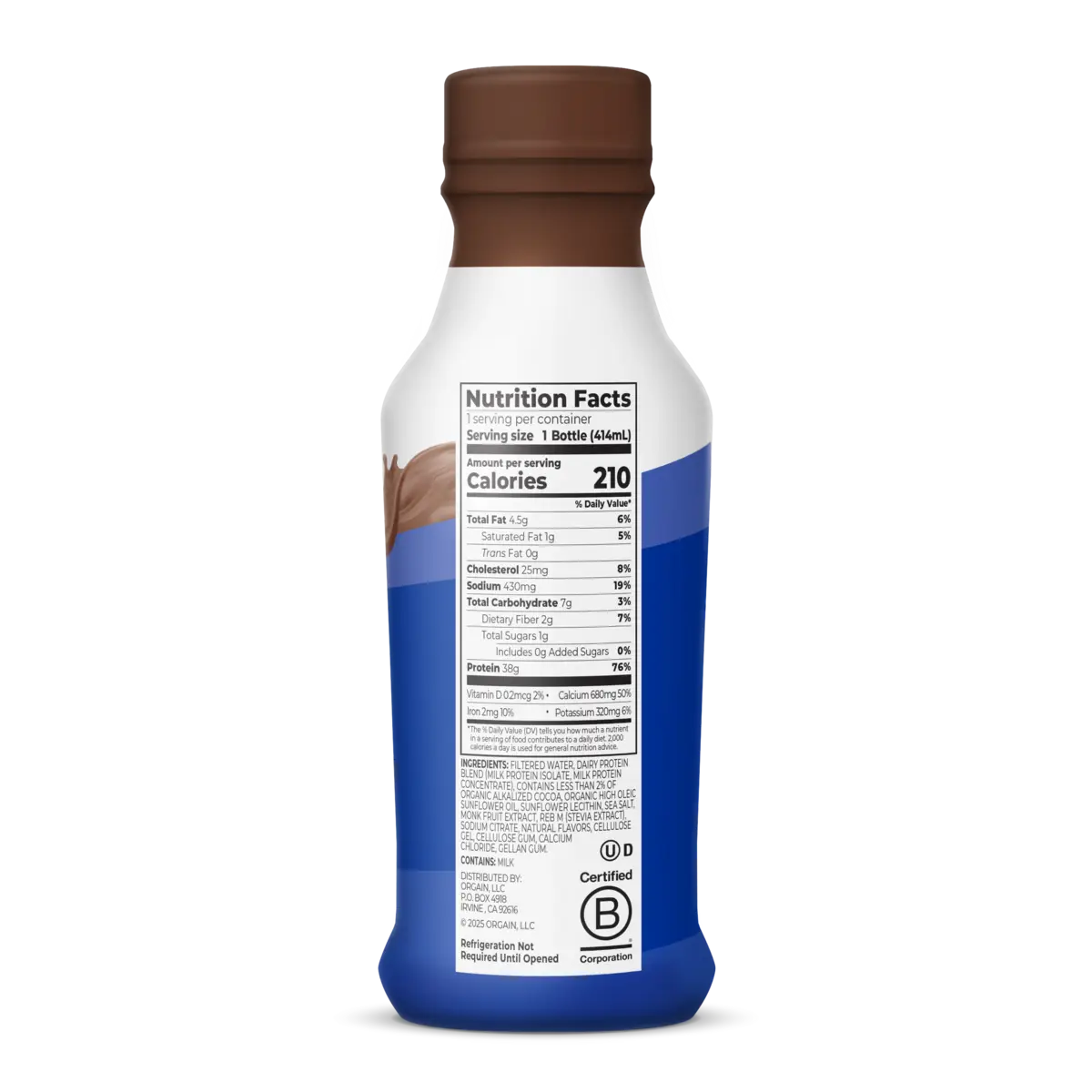 38g Protein Shake - Chocolate Fudge