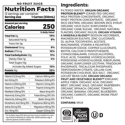 Organic Nutrition Shake - Strawberries & Cream