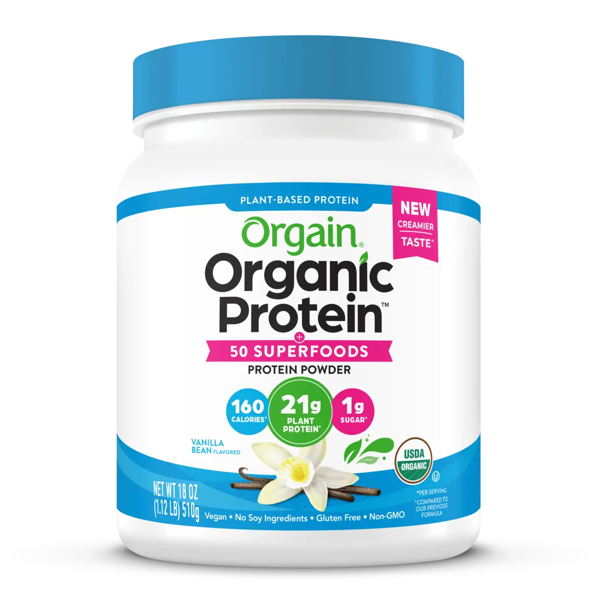 Organic Protein? & Superfoods Plant Based Protein Powder - Vanilla bean