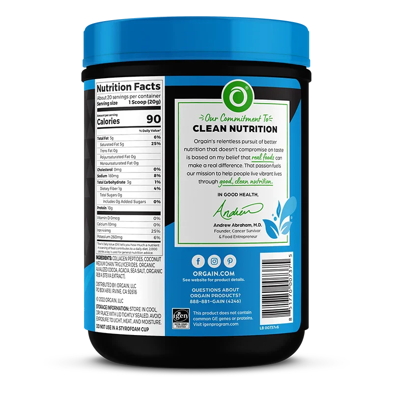 Keto Collagen Protein Powder - Chocolate