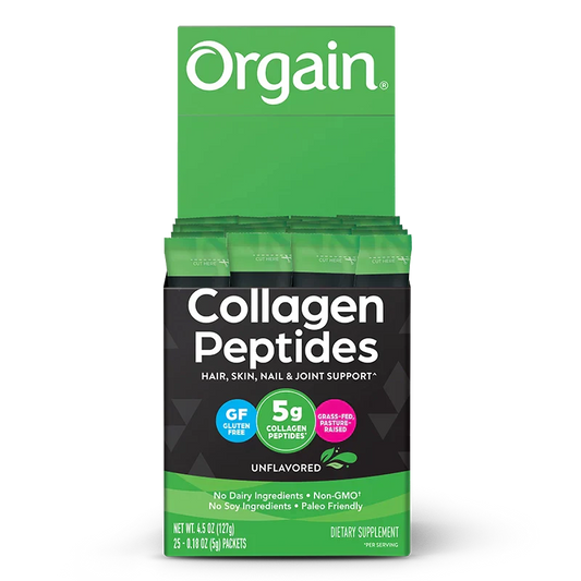 Grass Fed Pasture Raised Collagen Peptides 25 Ct Stick Pack