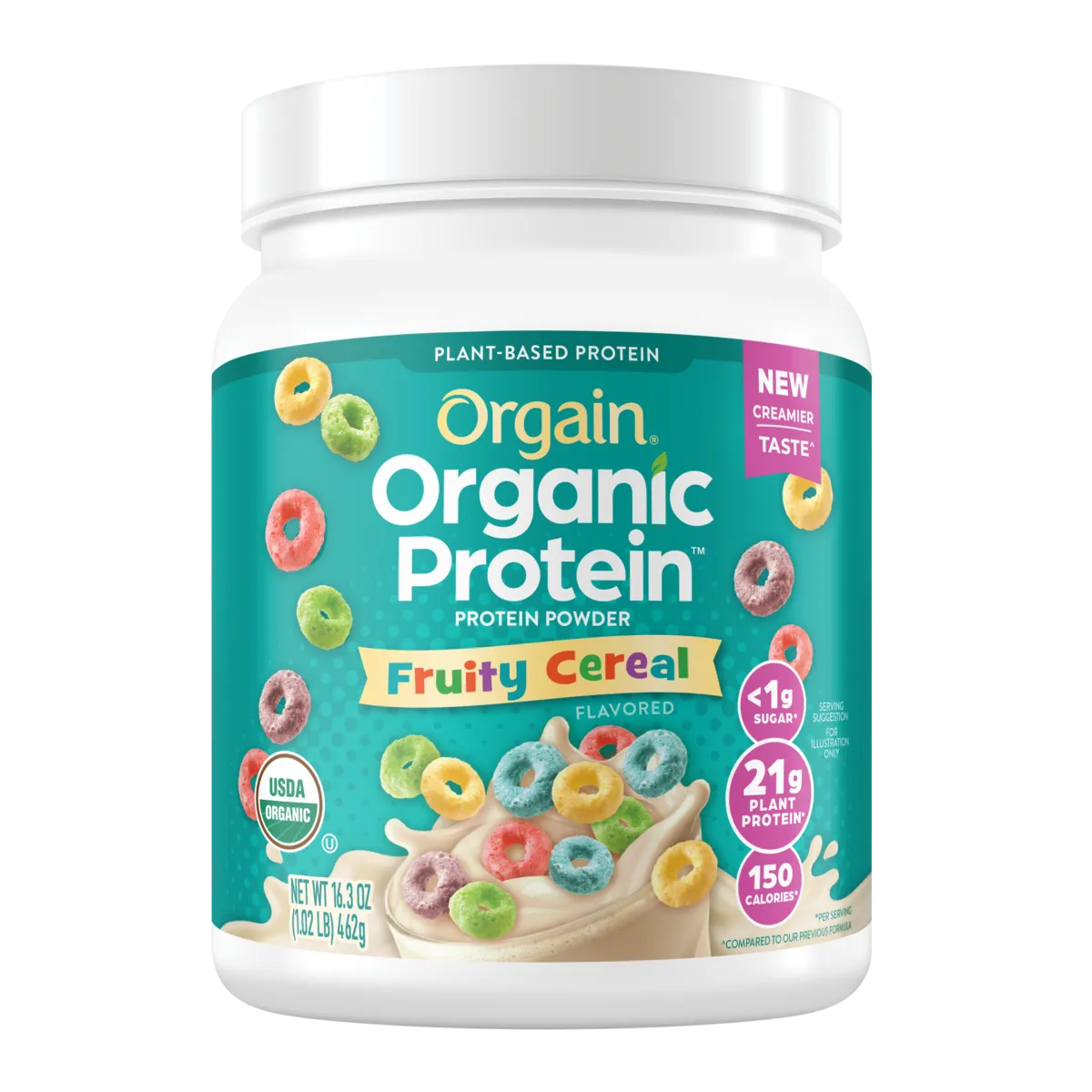 Organic Protein? Plant Based Protein Powder - Fruity Cereal